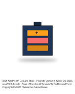 AutoPhi On Demand Three - Proof of Function 2: 12mm Die Stack on AES Substrate