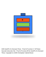 AutoPhi On Demand Three - Proof of Function 5: 18 Photon Opcode Instruction Set