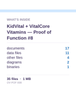 KidVital + VitalCore Vitamins — Proof of Function #8