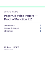 PagerKid Voice Pagers — Proof of Function #10