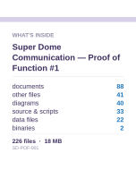 Super Dome Communication — Proof of Function #1