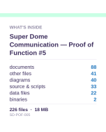 Super Dome Communication — Proof of Function #5
