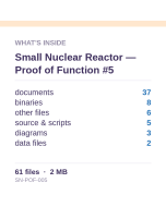 Small Nuclear Reactor — Proof of Function #5