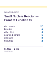 Small Nuclear Reactor — Proof of Function #7