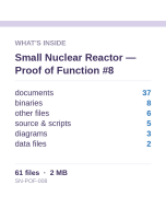 Small Nuclear Reactor — Proof of Function #8