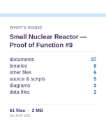 Small Nuclear Reactor — Proof of Function #9