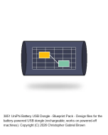 UniPhi Battery USB Dongle - Blueprint Pack