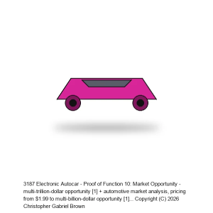Electronic Autocar - Proof of Function 10: Market Opportunity