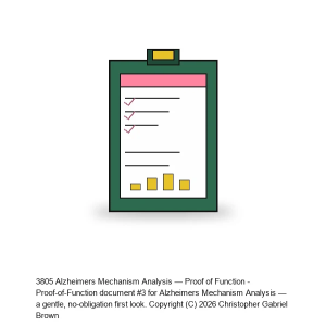 Alzheimers Mechanism Analysis — Proof of Function #3