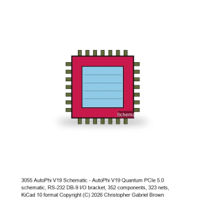 AutoPhi V19 Schematic #21 -- RS-232 DB-9