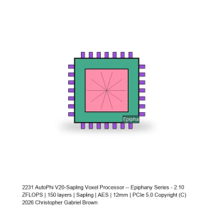 AutoPhi V20-Sapling Voxel Processor -- Epiphany Series #201