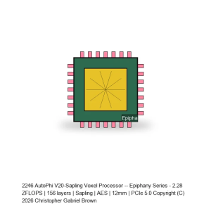 AutoPhi V20-Sapling Voxel Processor -- Epiphany Series #216