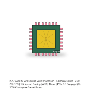 AutoPhi V20-Sapling Voxel Processor -- Epiphany Series #217