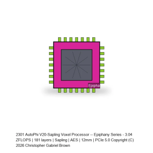 AutoPhi V20-Sapling Voxel Processor -- Epiphany Series #271