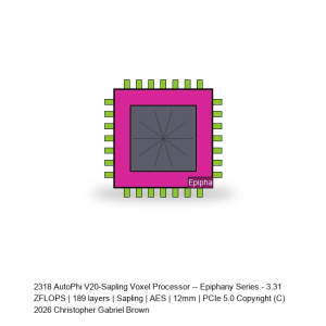 AutoPhi V20-Sapling Voxel Processor -- Epiphany Series #288