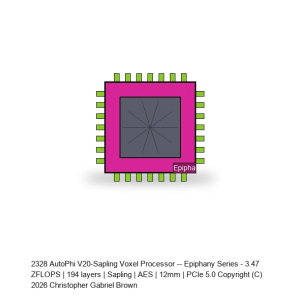 AutoPhi V20-Sapling Voxel Processor -- Epiphany Series #298