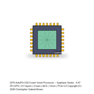 AutoPhi V20-Crown Voxel Processor -- Epiphany Series #540