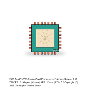 AutoPhi V20-Crown Voxel Processor -- Epiphany Series #543