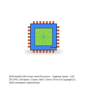 AutoPhi V20-Crown Voxel Processor -- Epiphany Series #546