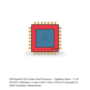 AutoPhi V20-Crown Voxel Processor -- Epiphany Series #588