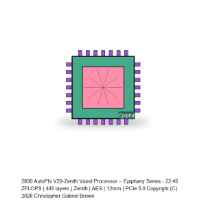 AutoPhi V20-Zenith Voxel Processor -- Epiphany Series #800