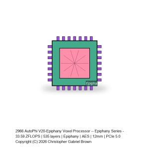 AutoPhi V20-Epiphany Voxel Processor -- Epiphany Series #936