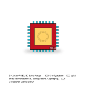 AutoPhi EM-IC Spiral Arrays — 1000 Configurations (Peltier Cooled)