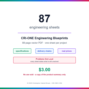 Engineering Blueprints - Complete 87 Sheet Batch (PDF)