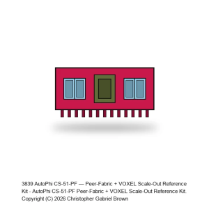 AutoPhi CS-51-PF — Peer-Fabric + VOXEL Scale-Out Reference Kit
