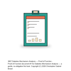 Diabetes Mechanism Analysis — Proof of Function #1