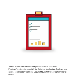 Diabetes Mechanism Analysis — Proof of Function #2