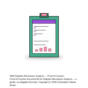 Diabetes Mechanism Analysis — Proof of Function #3