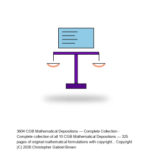 CGB Mathematical Depositions — Complete Collection