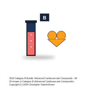 Category B Bundle: Advanced Cardiovascular Compounds (20 Recipes)