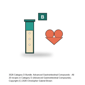 Category D Bundle: Advanced Gastrointestinal Compounds (20 Recipes)