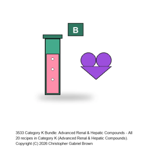 Category K Bundle: Advanced Renal & Hepatic Compounds (20 Recipes)
