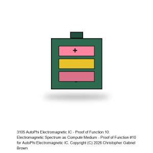 AutoPhi Electromagnetic IC - Proof of Function 10: Electromagnetic Spectrum as Compute Medium