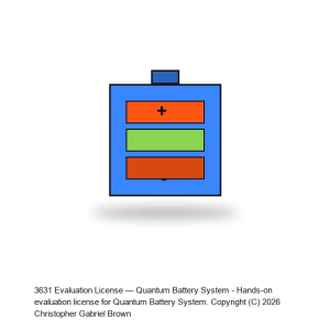 Evaluation License — Quantum Battery System