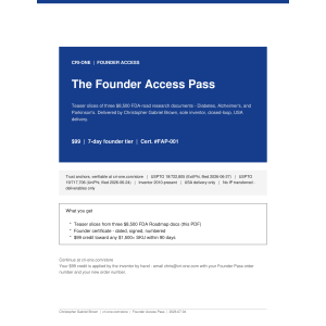 Founder Access Pass ($99 · 7-day founder tier · ends 2026-07-11)
