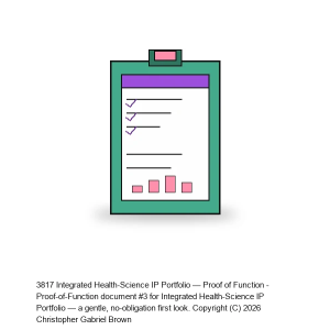 Integrated Health-Science IP Portfolio — Proof of Function #3