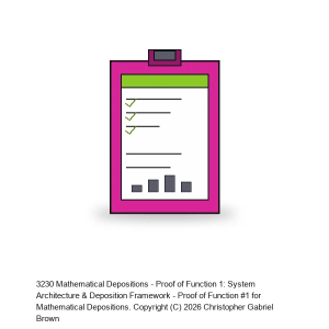 Mathematical Depositions - Proof of Function 1: System Architecture & Deposition Framework