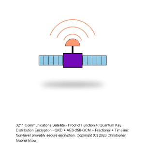 Communications Satellite - Proof of Function 4: Quantum Key Distribution Encryption