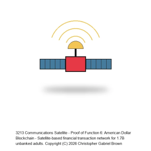 Communications Satellite - Proof of Function 6: American Dollar Blockchain