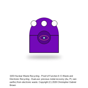 Nuclear Waste Recycling - Proof of Function 6: E-Waste and Electronic Recycling