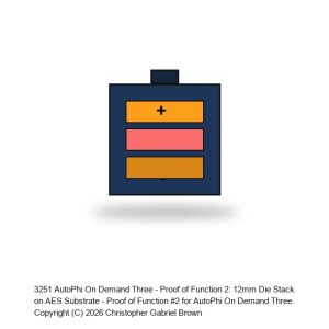 AutoPhi On Demand Three - Proof of Function 2: 12mm Die Stack on AES Substrate