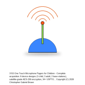 One Touch Microphone Pagers for Children and Adults