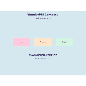 WonderPhi Compute Industrial -- Commercial License