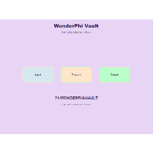 WonderPhi Vault Industrial -- Commercial License