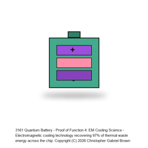 Quantum Battery - Proof of Function 4: EM Cooling Science