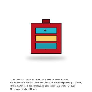 Quantum Battery - Proof of Function 5: Infrastructure Replacement Analysis
